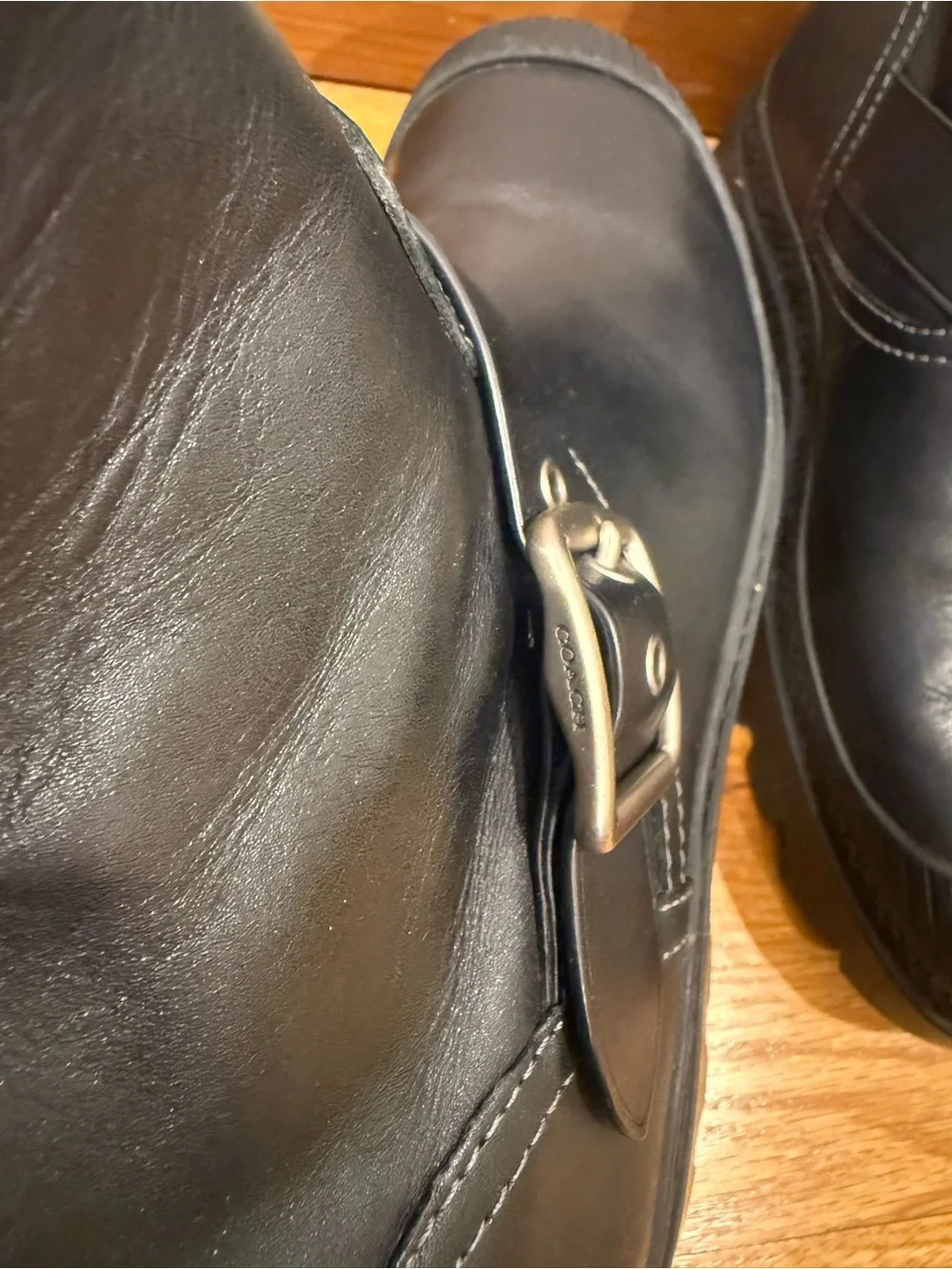 Coach Trooper Moto Boot Size 11